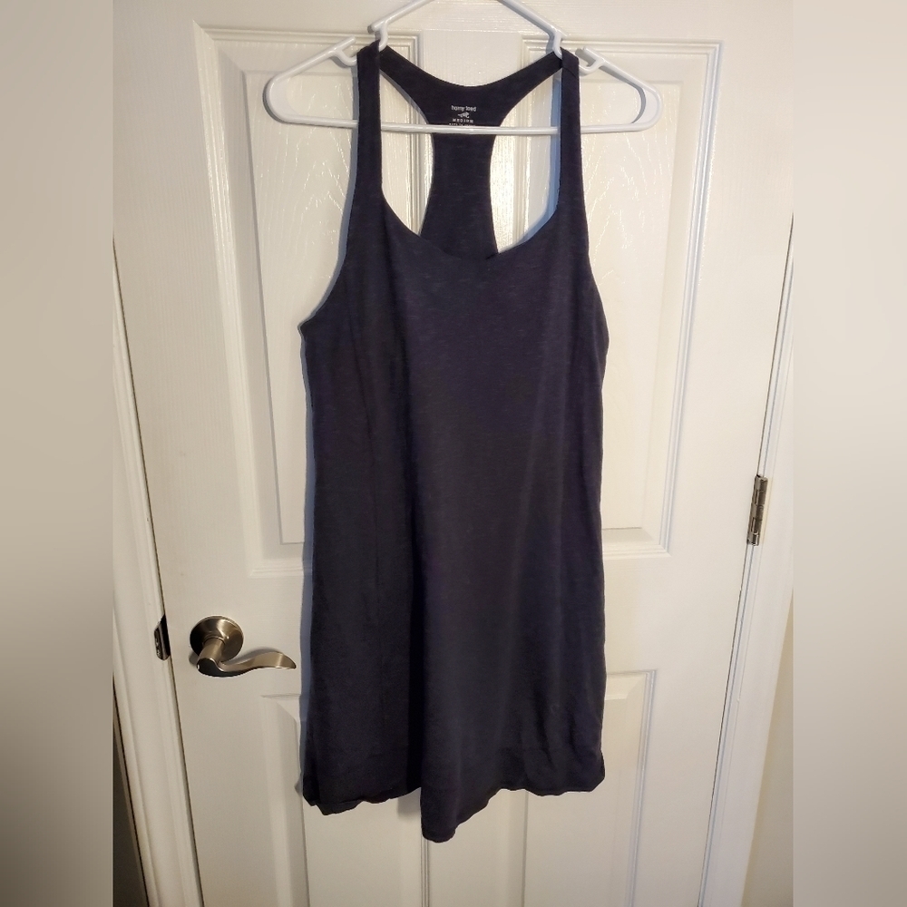 Heather Black Horny Toad Built in Bra Dress
